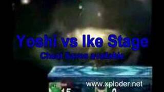 Super Smash Bros Brawl Cheats SSBB Yoshi vs Ike Xploder Wii