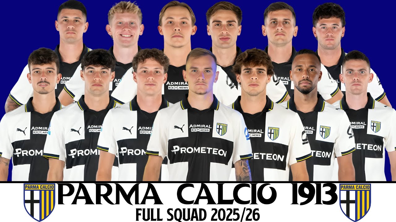 Parma Calcio 1913 Official Squad 2025/26 Season | Serie A 25/26