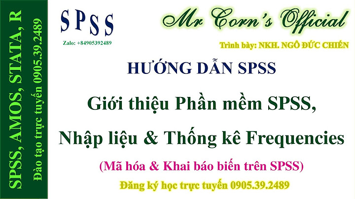 Phần mềm spss 16.0 là gì năm 2024