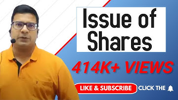 Issue of Shares | by CA/CMA Santosh kumar