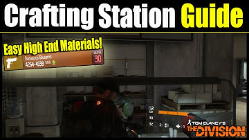 The Division: How to Get Easy High End Weapon Parts, Tools, & Fabric Materials!