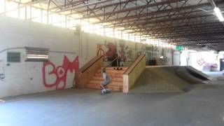 Ollie Down 5 stairs Fail