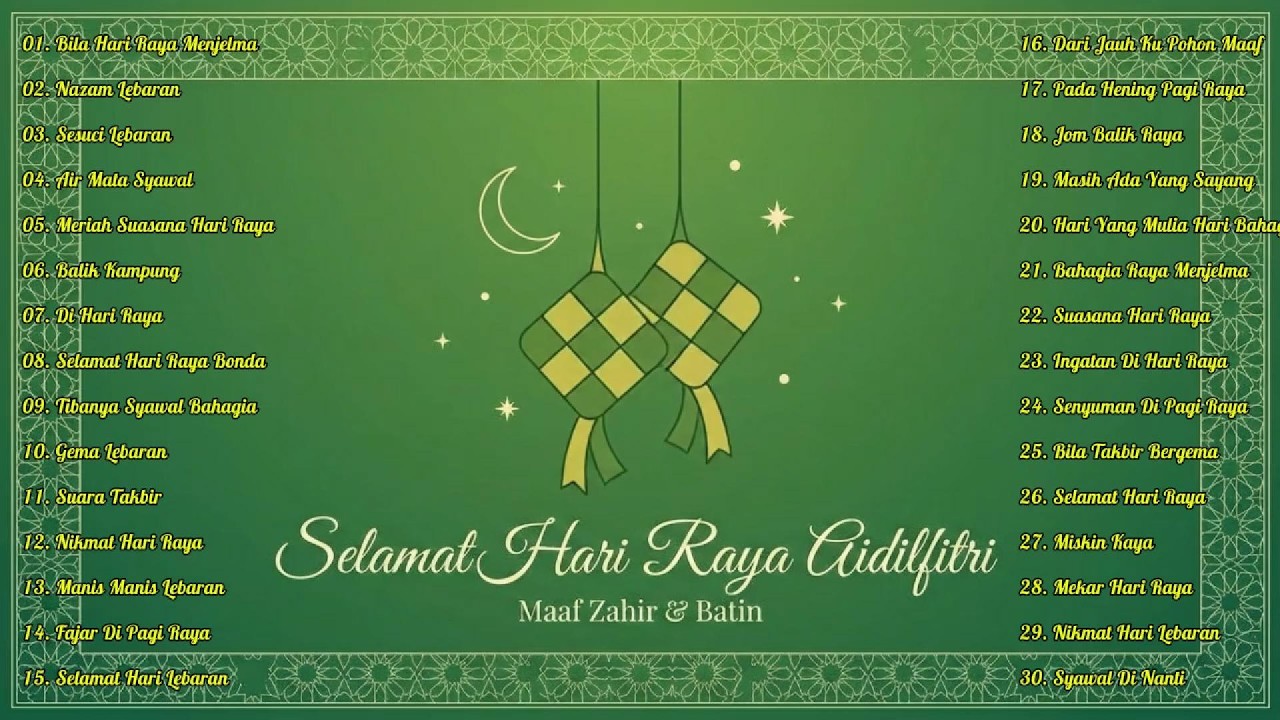 Selamat Hari Raya Playlist 🌙 Aidilfitri Songs