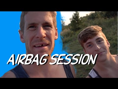 mtbr Airbag session with my little bro