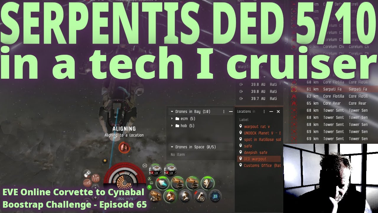 Serpentis Corporation Hydroponics Site (DED 5/10) in a Thorax – Corvette to Cynabal – Ep 65