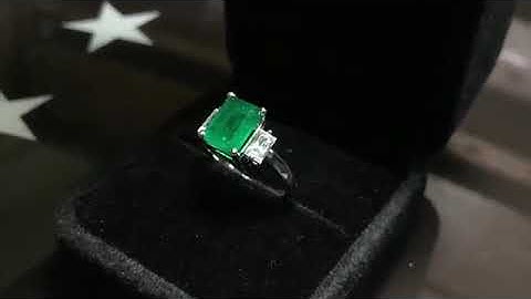 Emerald Ring for women 2,1ct - IRUBY