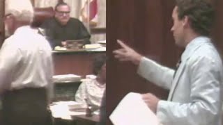 with subtitles I don t care who he is Ted Bundy outburst Baillif rebukes Bundy
