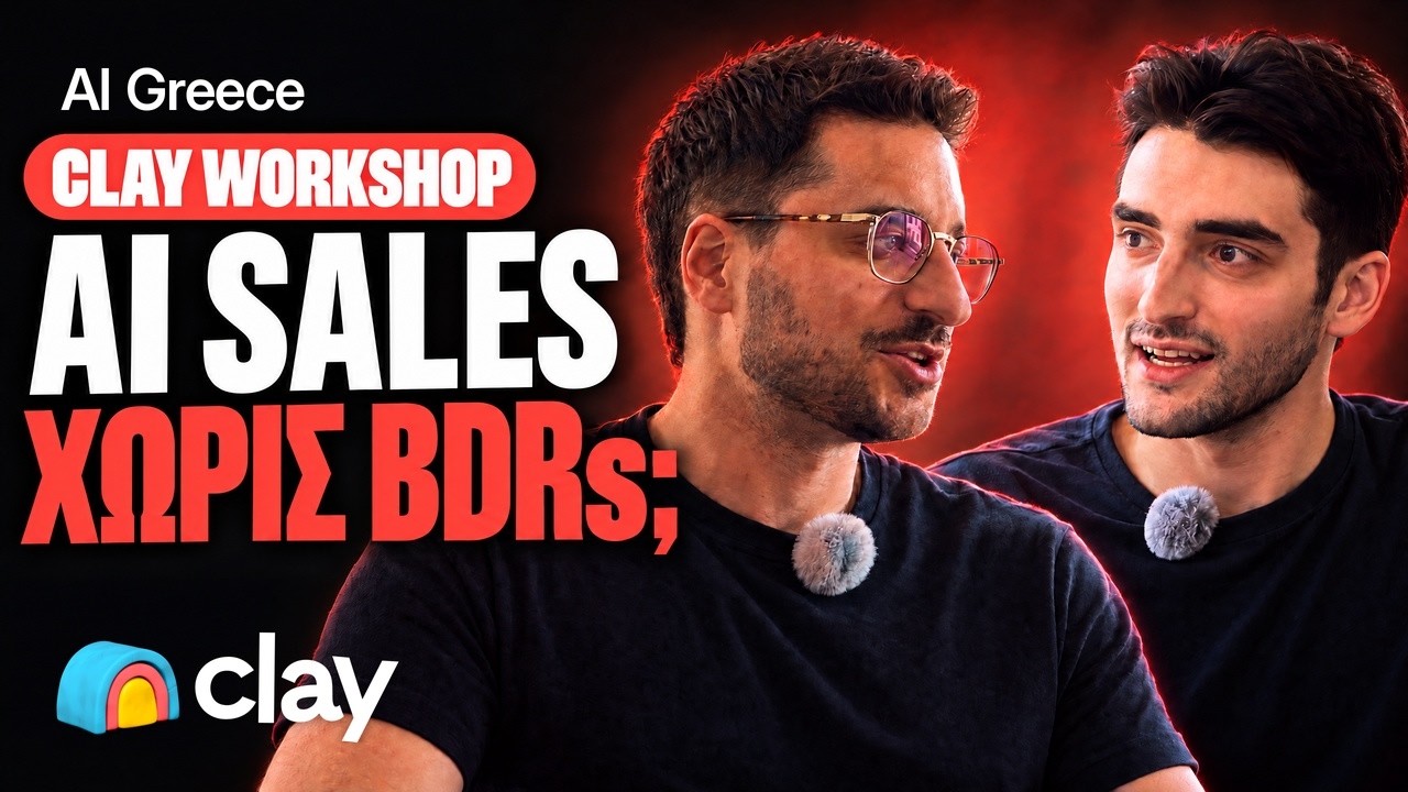 Bill Σταθόπουλος: AI BDRs και το μέλλον του sales | AI Greece