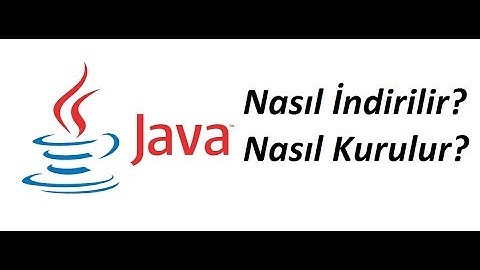 Java SE Development Kit(JDK) Nasıl İndirilir,Kurulur?
