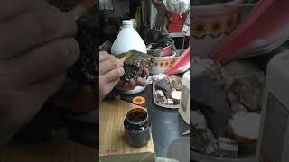 Using Water Glass To Cut Slabs On My 18Raytech Slab Saw.