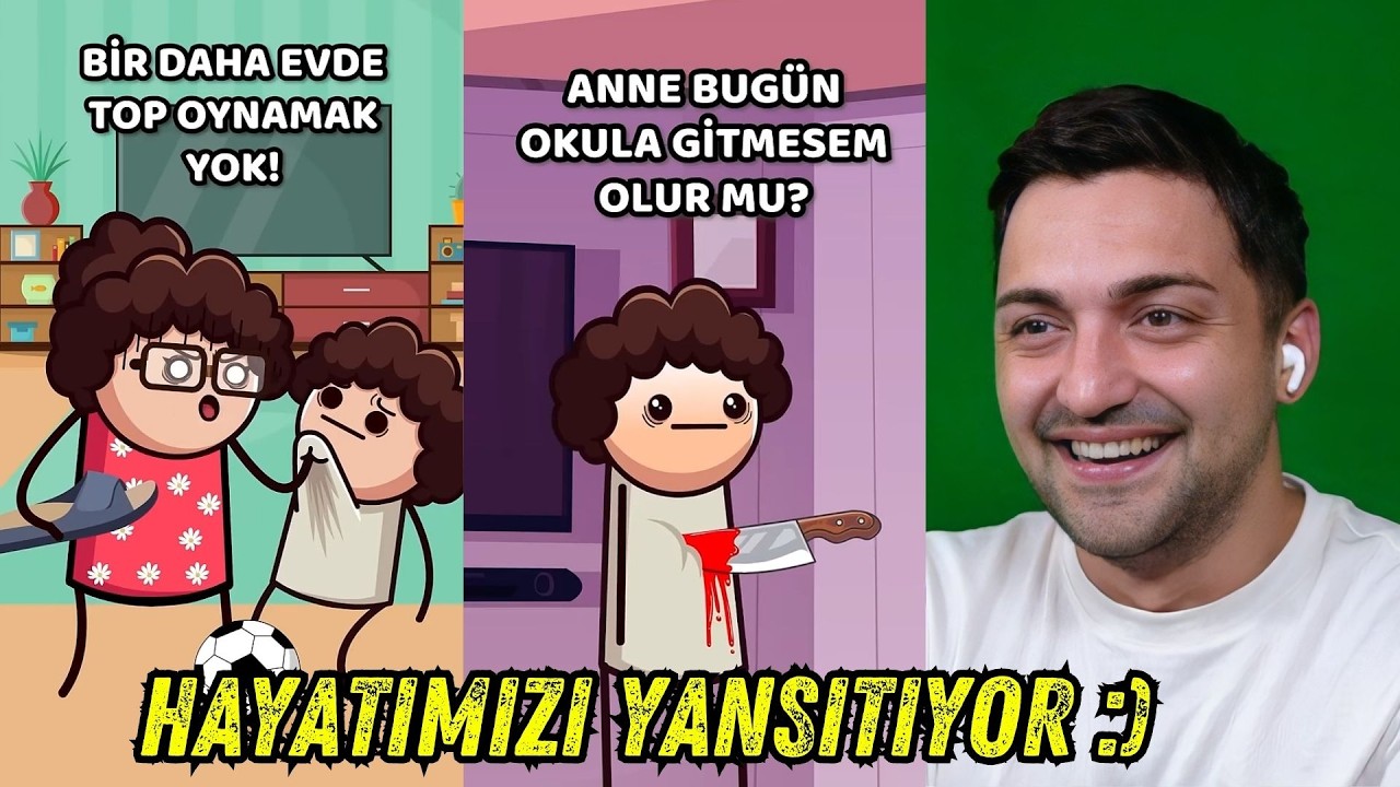 HAYATIMIZI BİRE BİR ANLATAN KOMİK ANİMASYONLAR ( Fikri Kereviz )