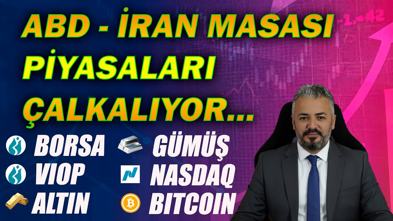 MÜZAKERELERDEN GELEN HABERLER BORSAMIZI ETKİLİYOR | #borsa #viop #altın #gümüş #nasdaq #bitcoin