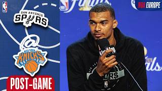Wembanyama POST-GAME MEDIA After UNREAL Performance in NBA Finals🏀