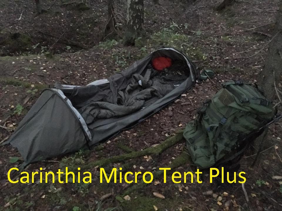 Carinthia Micro Tent Plus - YouTube