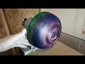 Woodturning - A Figured Maple Bowl With Spirit Stain Woodturning - A Figured Maple Bowl With Spirit Stain