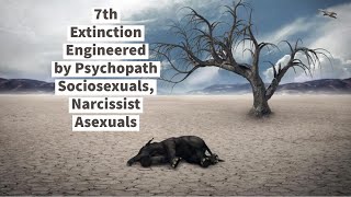 7th Extinction Engineered by Psychopath Sociosexuals, Narcissist Asexuals