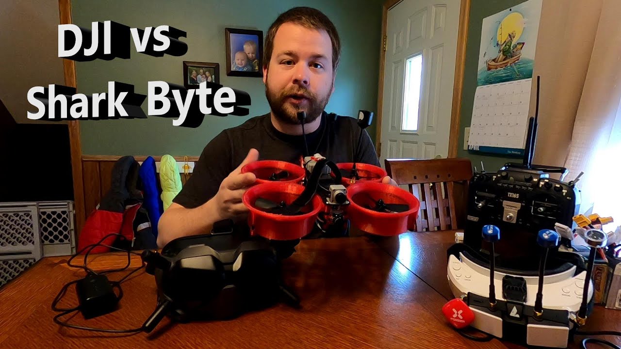DJI vs Shark Byte - Air unit cam vs Foxeer Digisight v2 - YouTube