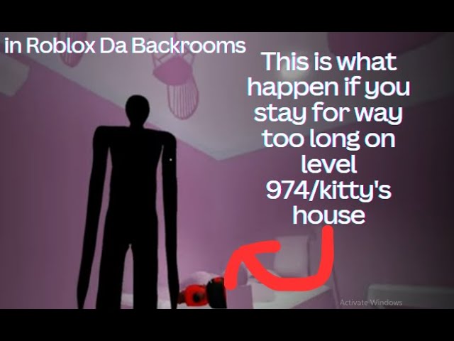 BACKROOMS ☁️ - What if you HUG KITTY in LEVEL 974 - Found Footage #, Back  Rooms