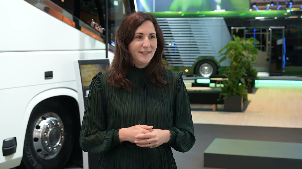 "We believe in renewable fuels," Scania's Head of People Transport Solutions at Busworld