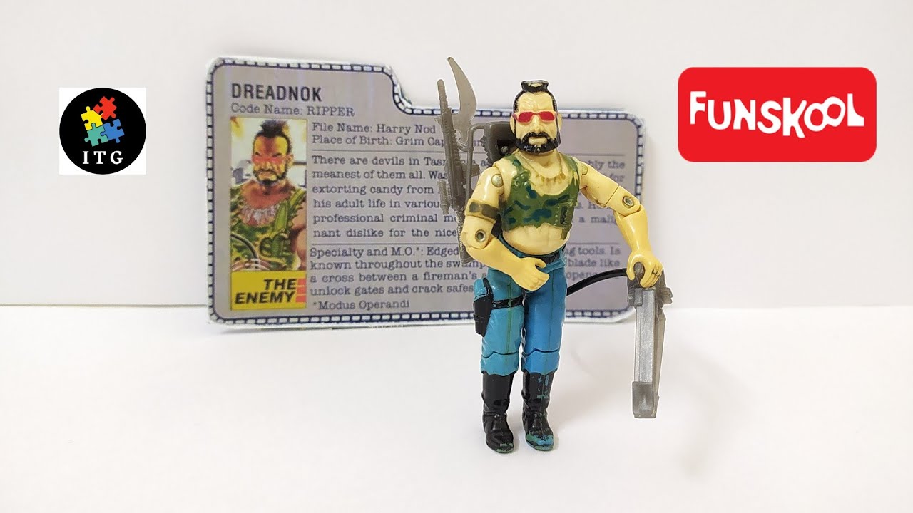 Funskool Ripper (Dreadnok) G.I. Joe review - YouTube