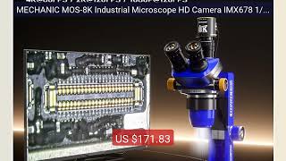 MECHANIC MOS-8K Industrial Microscope HD Camera IMX678 1/1.8'' Sens... — Top Rated 2026 | Buy Now!