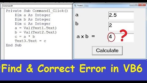 Debugging and Debugging Tools in VB6