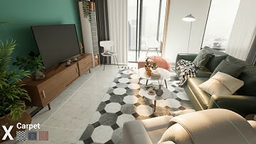 Scandinavian Apartment  ( Unreal Engine 3D Configurator )