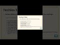 Techies Talks #techiesmentor