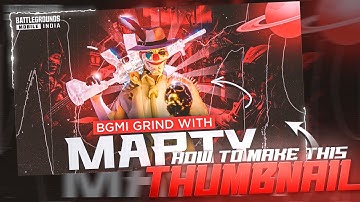 Make This Amazing Pubg Mobile Live Stream Thumbnail | Pubg Thumbnail | Battleground mobile india