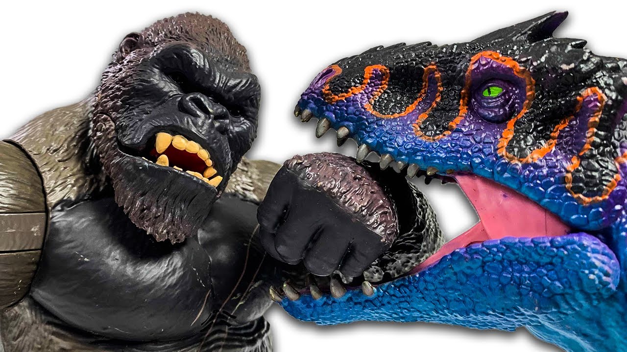 Ultimate I Rex Vs Kong Battle King Kong Fights Indominus Rex And 