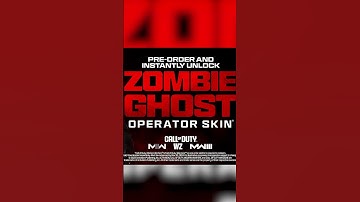 HOW TO GET NEW ZOMBIE GHOST SKIN IN MW2!