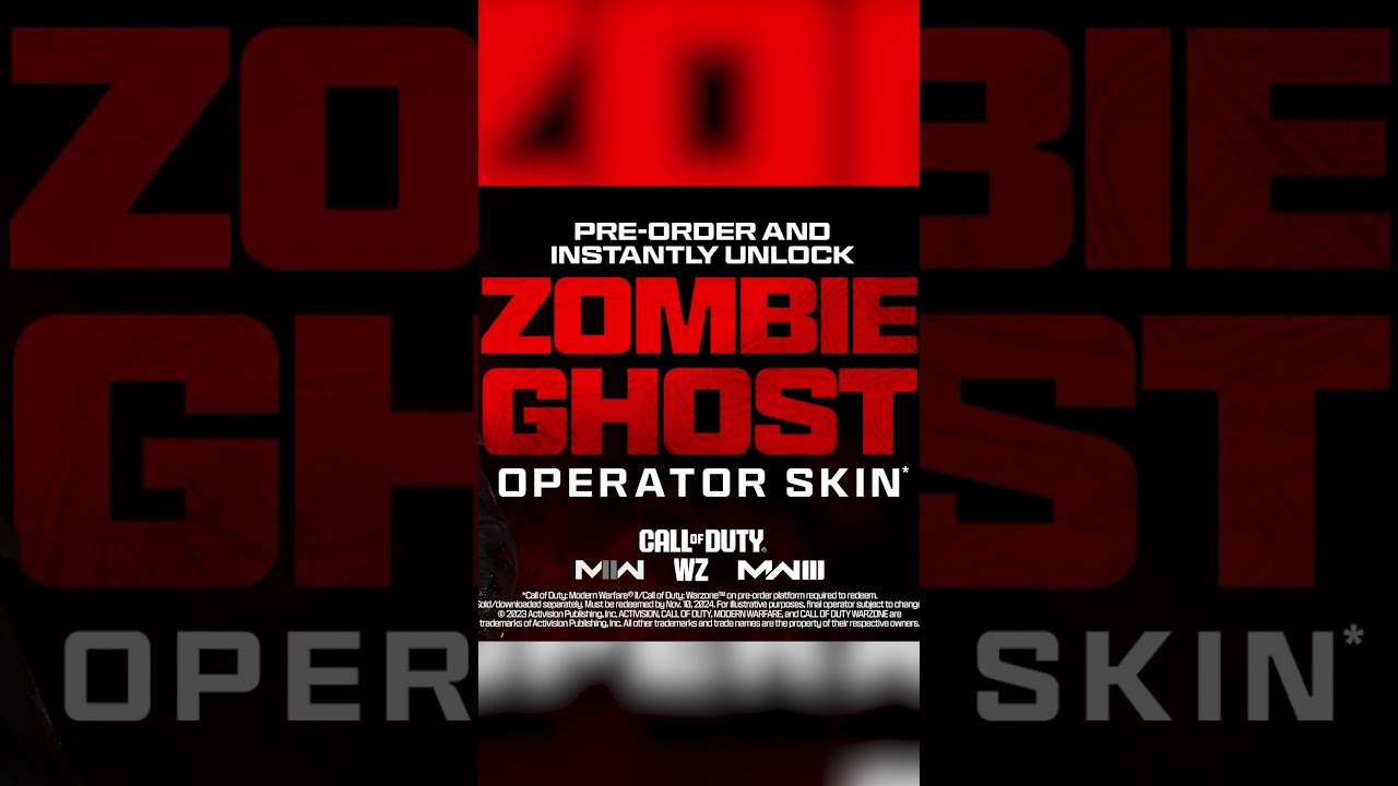 How To Unlock Free Zombies Ghost Skin! #MW2 #MW3 #Zombies