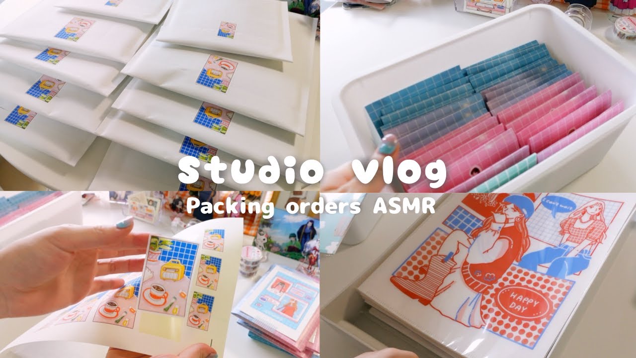 Мы упакуем ваш заказ, отвечая на вопросы наших подписчиков YouTube!｜Packing orders ASMR