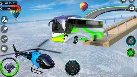Mega Ramp Bus Racing Simulator - Impossible Bus Stunt Driving 3D - Android GamePlay