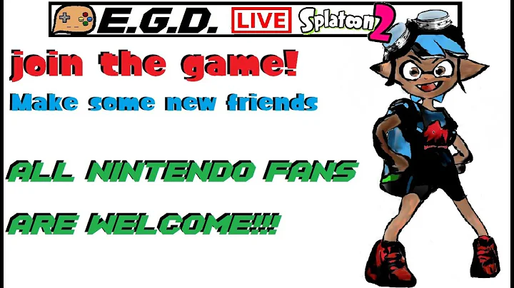 Live! Splatoon 2! Join Andy, Fraley,  Crystal And ...