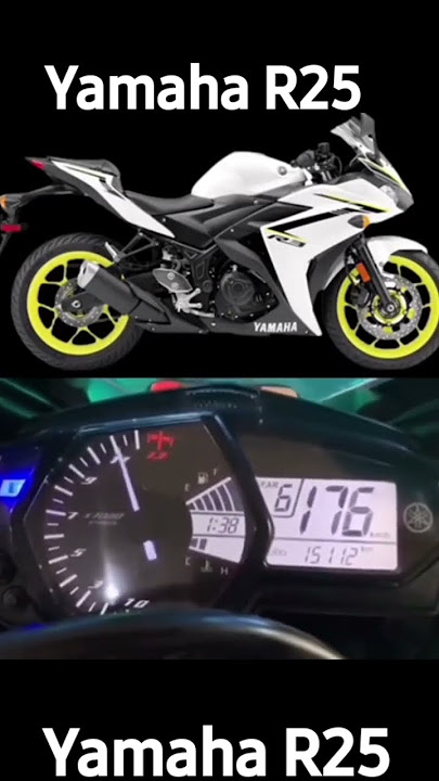 Yamaha R25 top speed 🔥