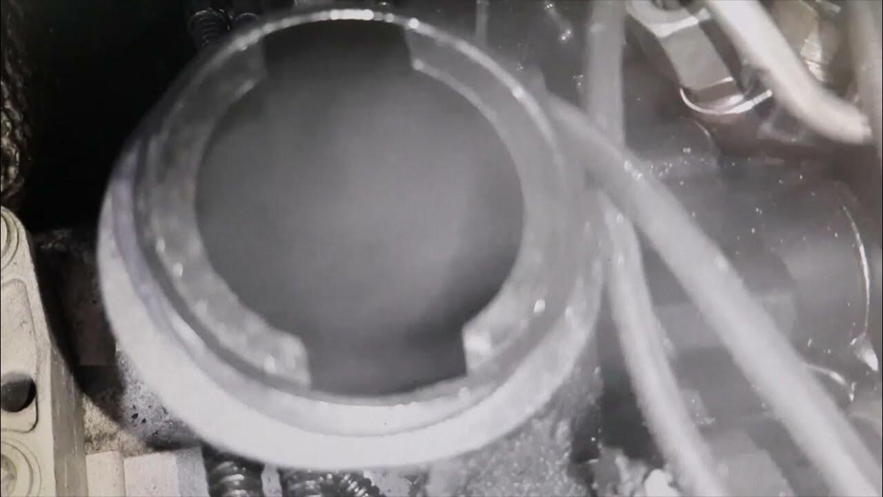 DAMAGED engine, SMOKE coming out of the oil LEVEL dipstick due to