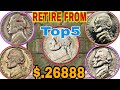 Top 5 Jefferson Nickels Worth BIG MONEY! 1945 to 1999-D Rare Finds You Must Check!