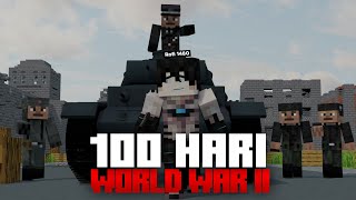 100 Hari Minecraft World War 2