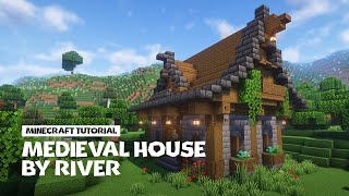 Minecraft: How to Build a Medieval House by the River [Tutorial]