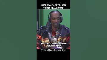 Snoop Dogg Explains WHY You NEED to BUY A HOUSE #snoopdogg