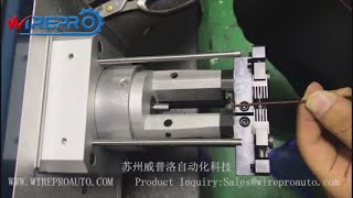 See how this semi-automatic coaxial cable stripping machine works.