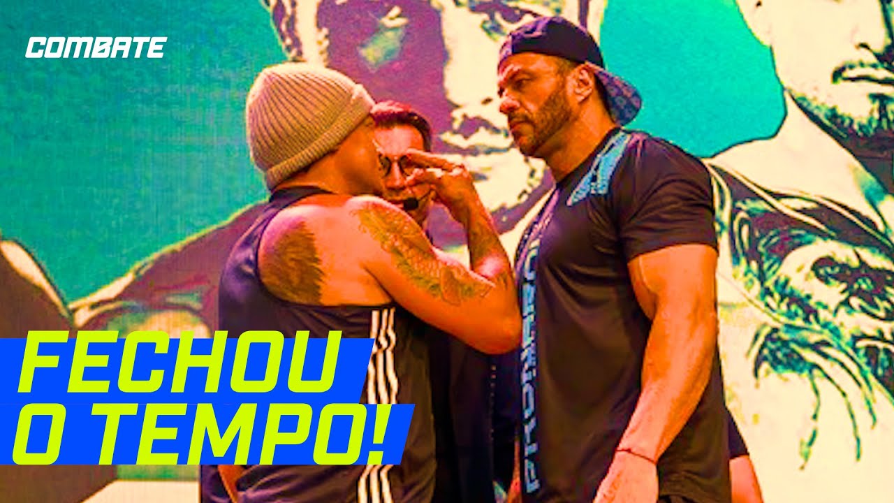 CLIMA QUENTE! POPÓ E BAMBAM DISCUTEM EM LIVE | COMBATE | Combate.globo