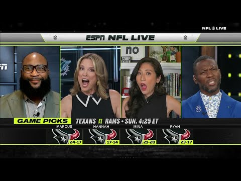 NFL Live's picks are UNANIMOUS for Ravens, Texans & Buccaneers 👀