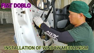 FIAT DOBLO : REPLACEMENT OF WINDOW MOTOR ( MECHANISM)