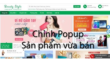 Hướng dẫn chỉnh sửa Popup sản phẩm vừa bán trên blogspot