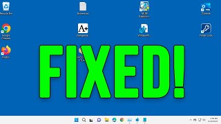 how to fix the spread apart desktop icon issue in windows