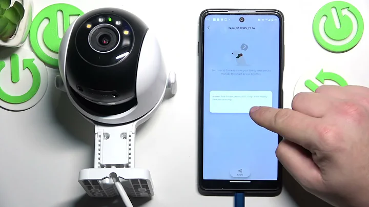 TP-LINK TAPO C520WS - How to Share Device with Others - Grant Access to Your Camera