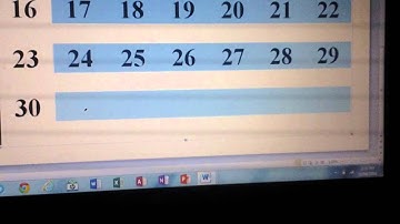 CREATING A CALENDAR USING MICROSOFT WORD 2O10 and
