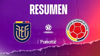 Ecuador vs Colombia (0-0): Resumen extendido, gol y mejores jugadas del partido por Eliminatorias